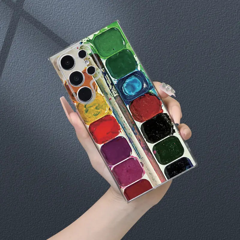 Paint Palette Style Samsung Case