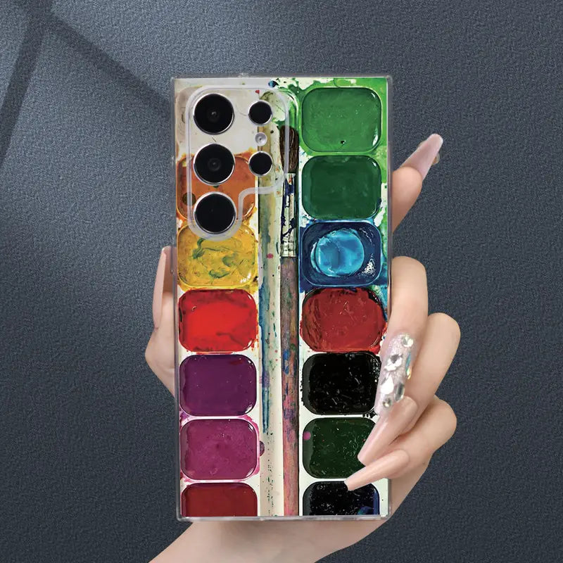 Paint Palette Style Samsung Case